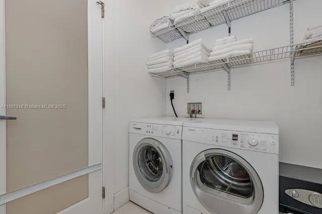 a view of a field with an ocean