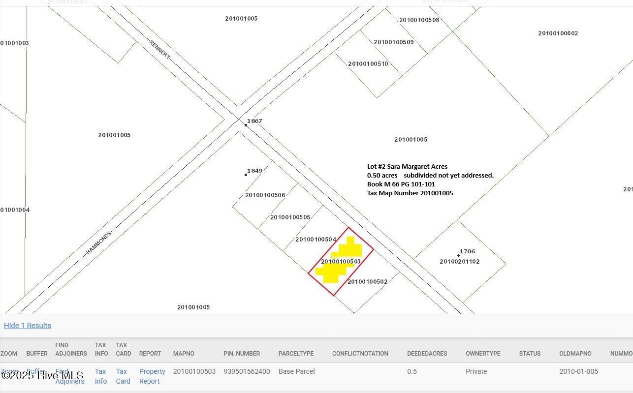 Lot 2 Rennert Road Lumberton, NC 28360 - Photo 3 of 3 Lot 2 Sara Margaret Acres Ronald Hammond