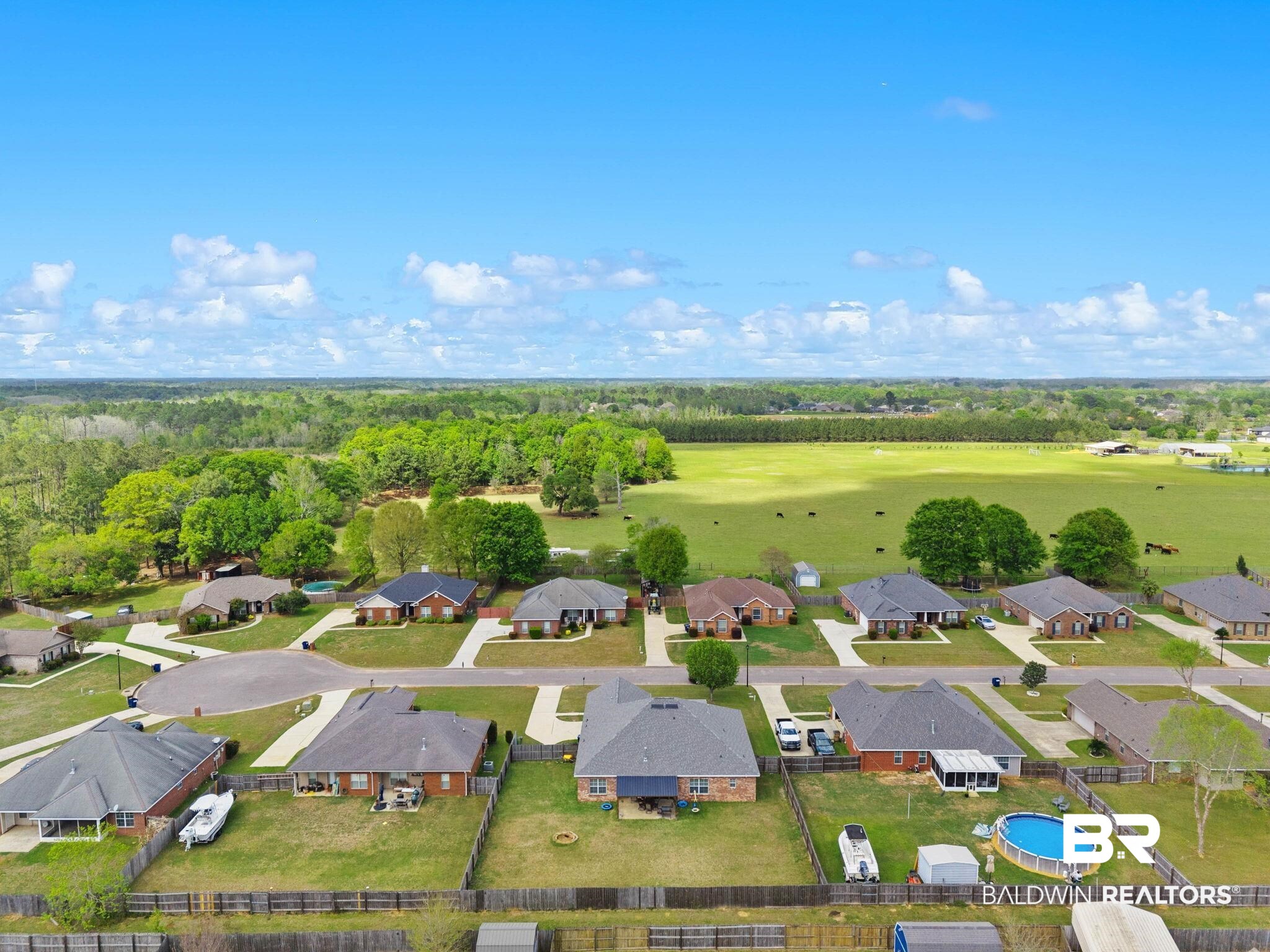 9177 Labrador Trail Theodore, AL 36582 - Photo 23 of 24 Aerial perspective of suburban area