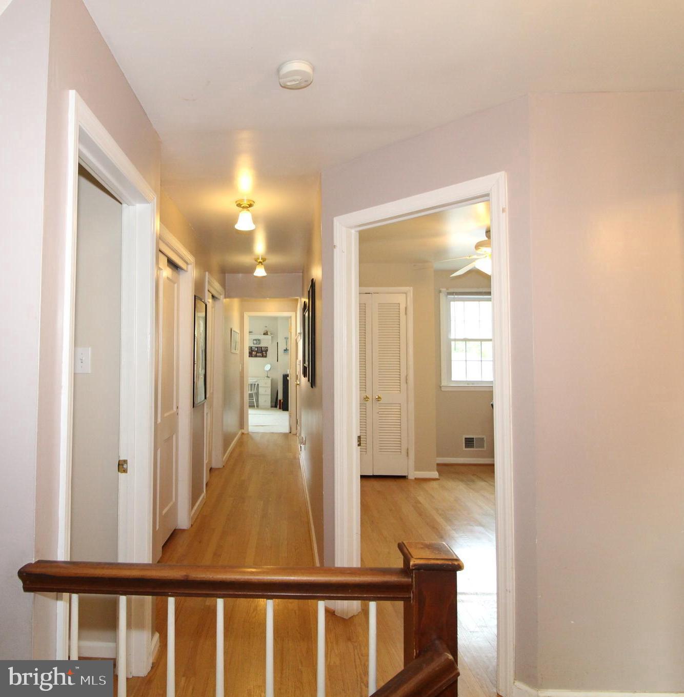 714 Halstead Road Wilmington, DE 19803 - Photo 26 of 38 Long Hallway with Two Double Closets