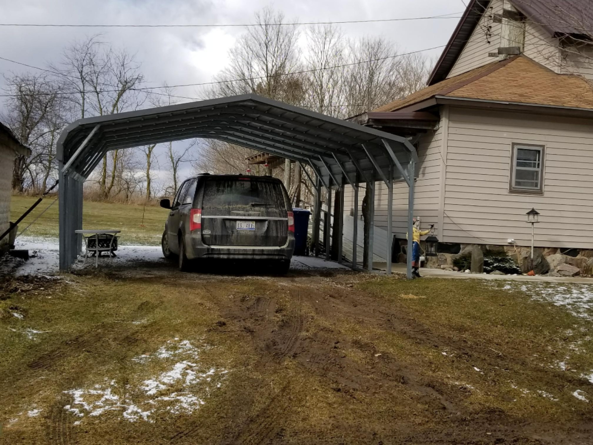 15520 Woodard Road Montgomery, MI 49255 - Photo 14 of 50 handicap ramp and carport