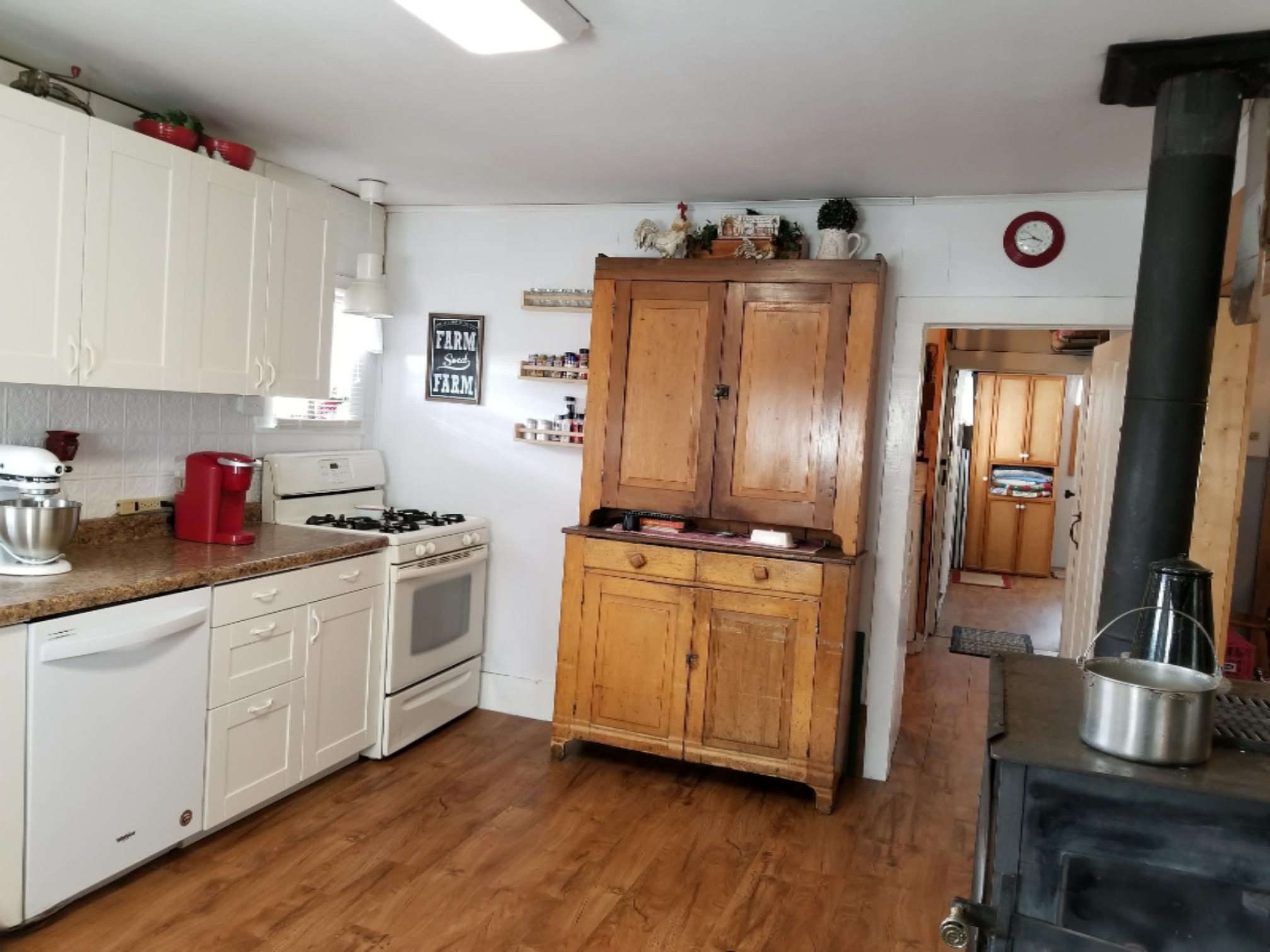 15520 Woodard Road Montgomery, MI 49255 - Photo 29 of 50 the warmth of the old country wood stove