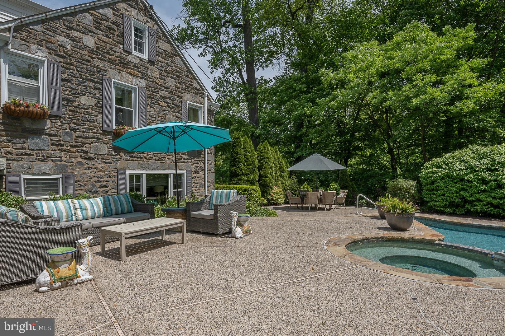 735 Hamilton Road Bryn Mawr, PA 19010 - Photo 13 of 66 Spacious and sunny patio, perfect to entertain.