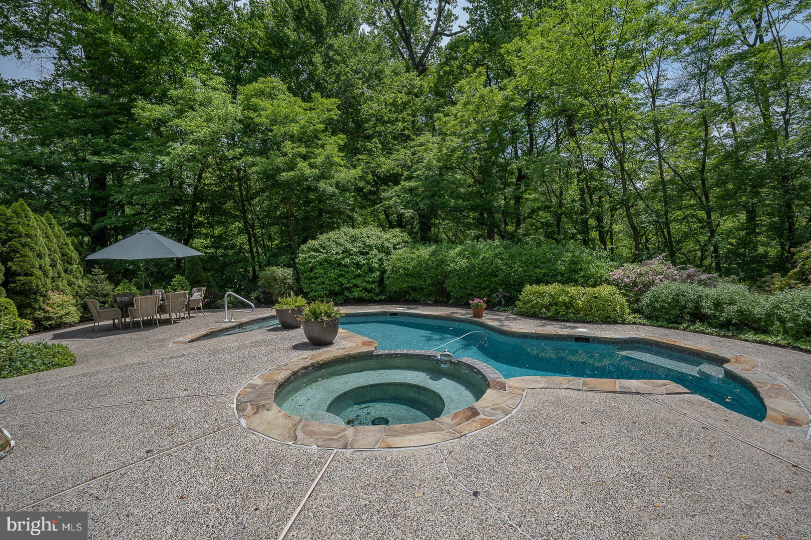 735 Hamilton Road Bryn Mawr, PA 19010 - Photo 15 of 66 Beautiful pool and hot tub