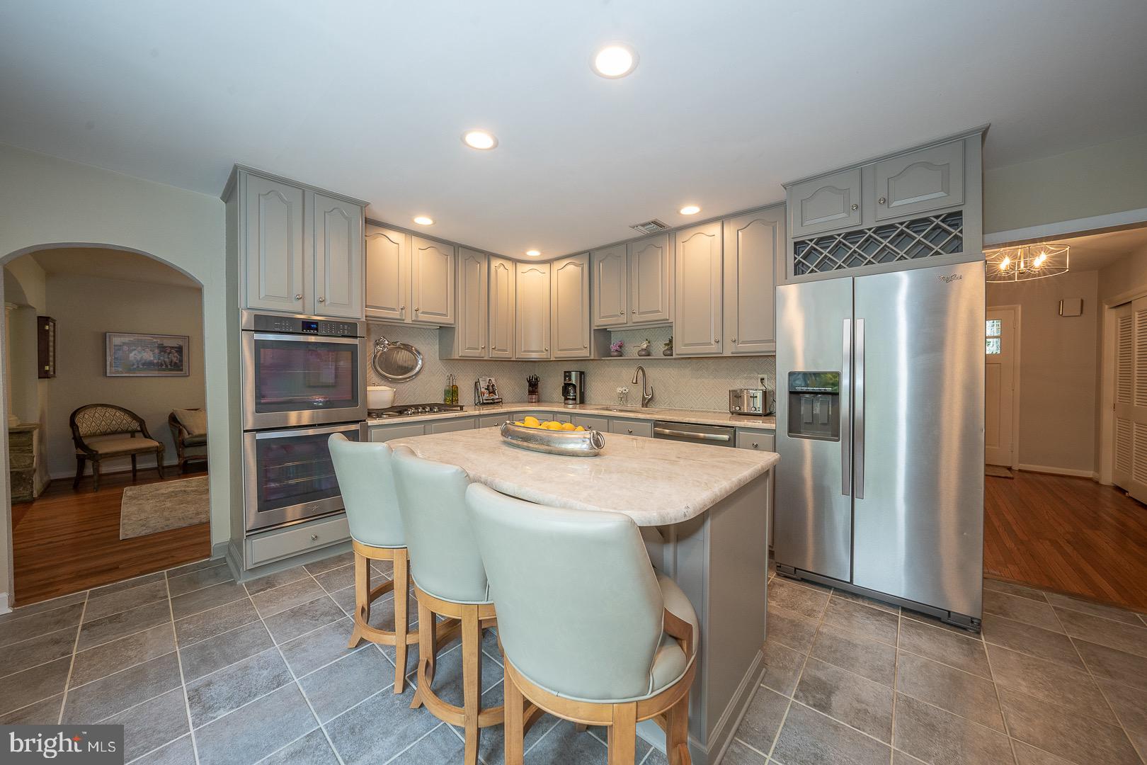 735 Hamilton Road Bryn Mawr, PA 19010 - Photo 22 of 66 Stainless Steel appliances and wine rack