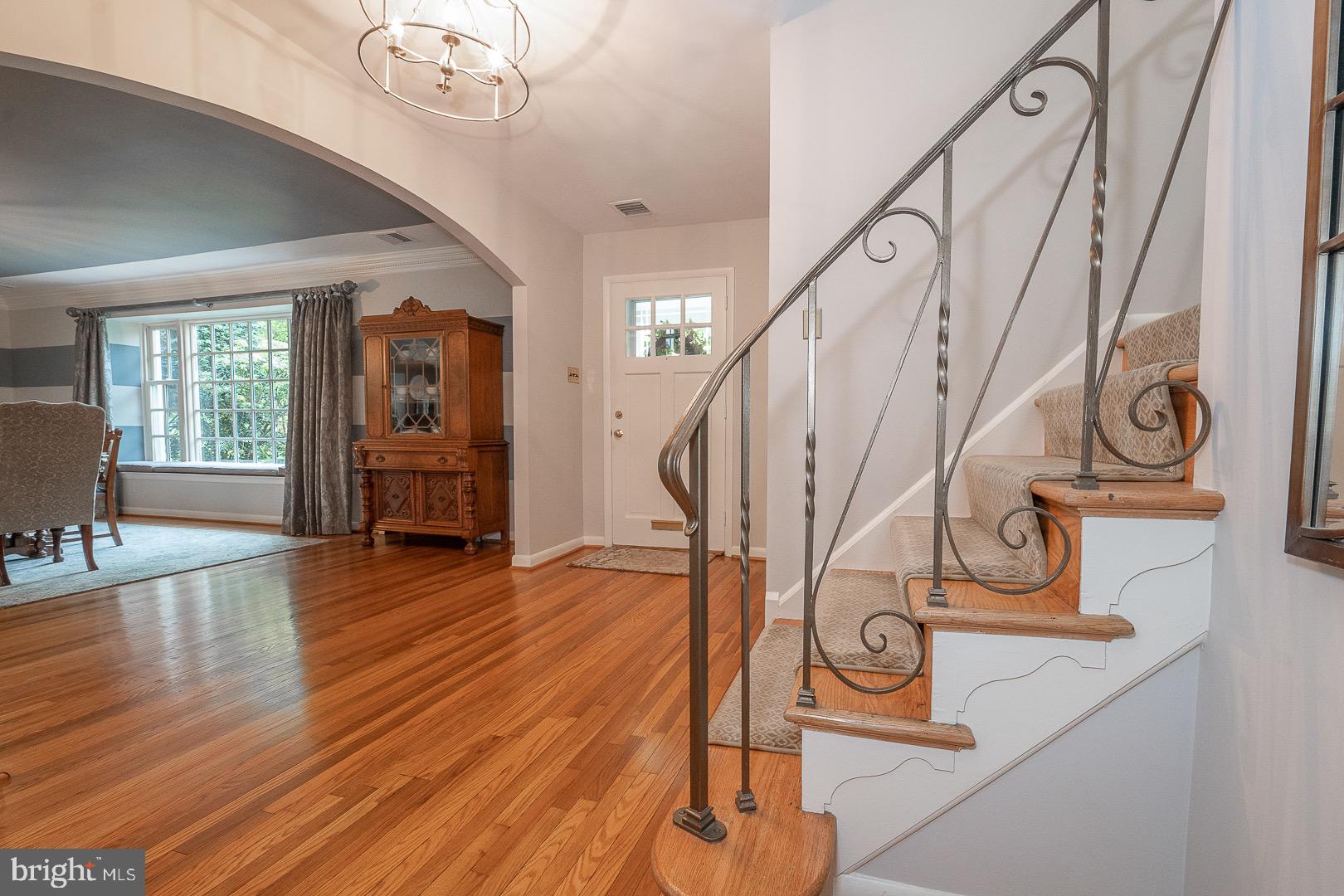735 Hamilton Road Bryn Mawr, PA 19010 - Photo 5 of 66 Entrance Hall with gleaming hardwoods throughout