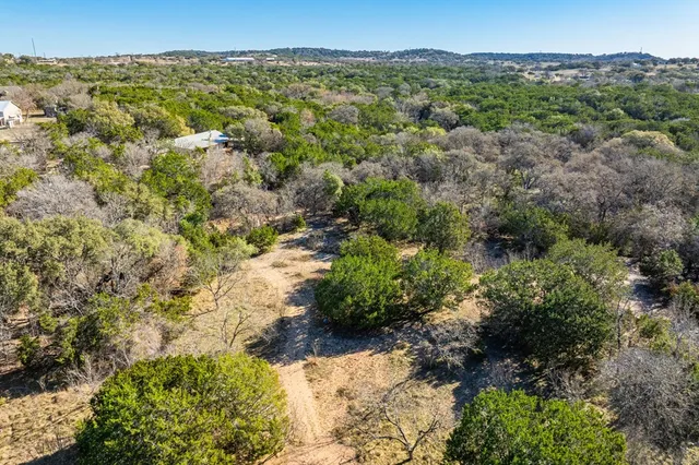 a view of a and covered with green space