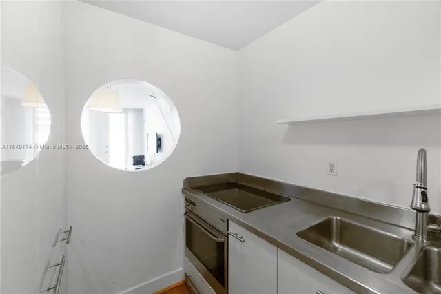 a close view of utility room in kitchen