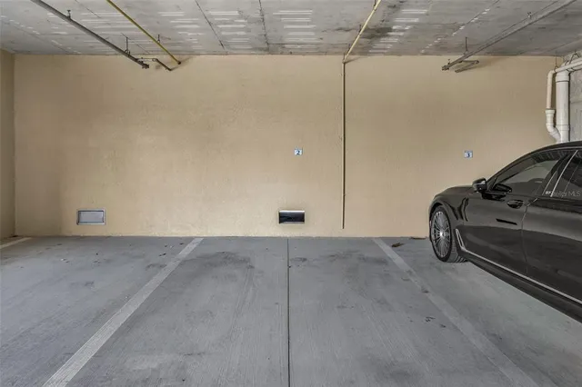 a view of a room with rack