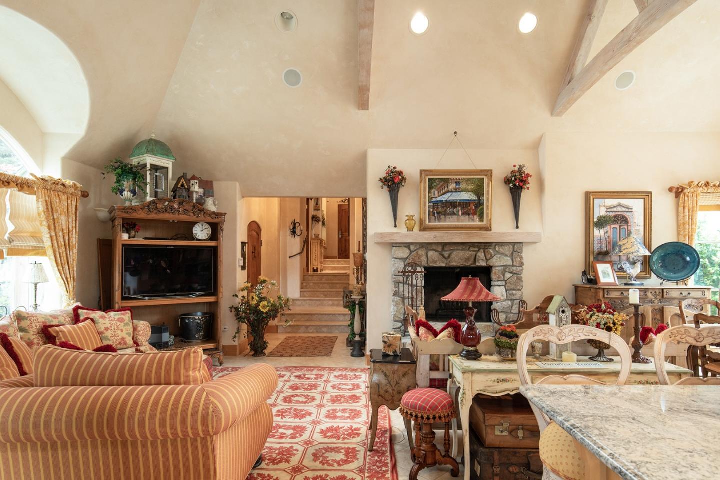 0 Southeast Se Corner Carmel, CA 93923 - Photo 6 of 21 a living room with furniture flat screen tv and a fireplace