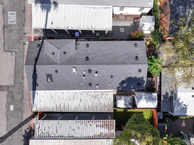 a view of balcony with furniture