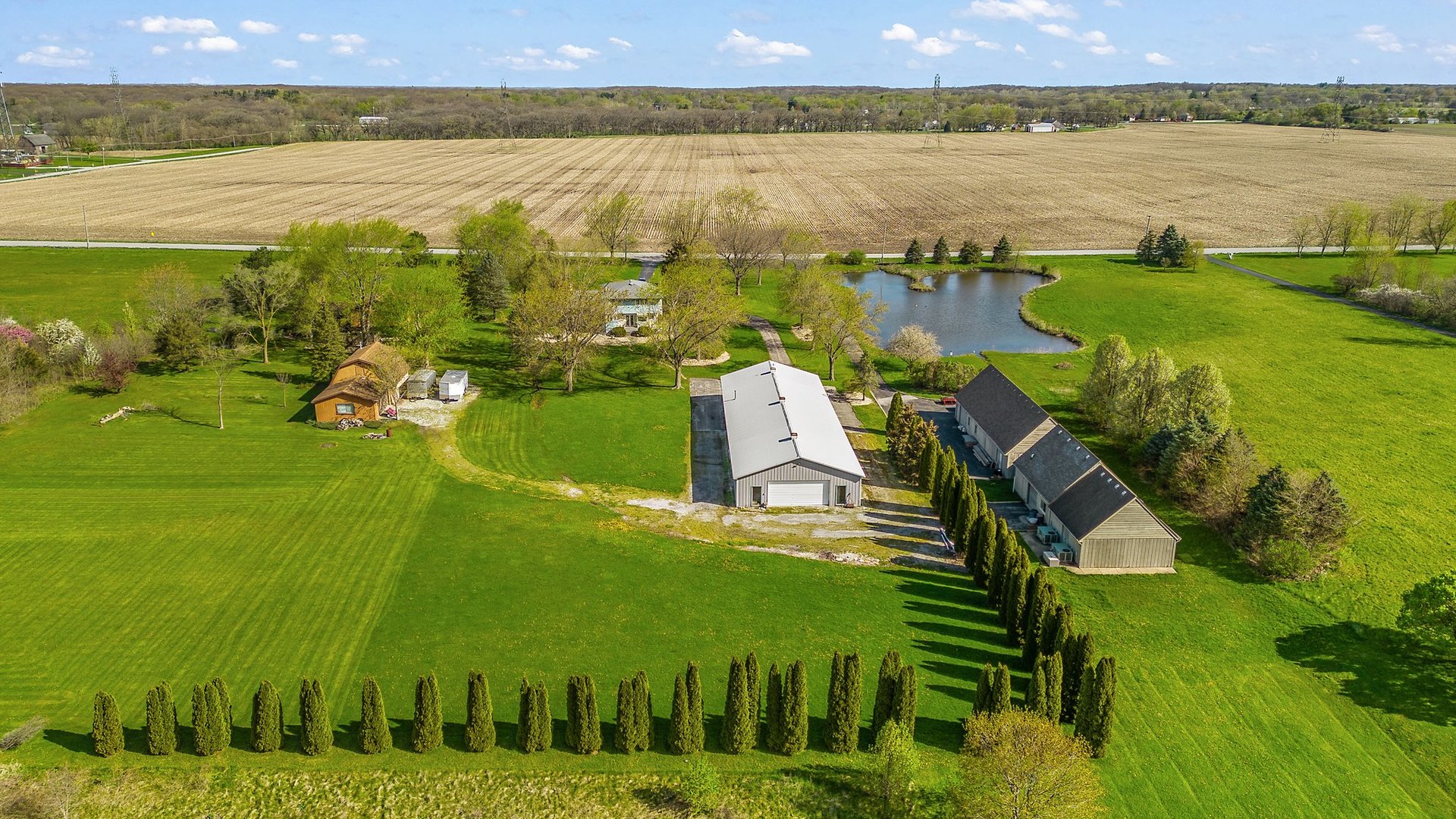 2929 East Danne Road Crete, IL 60417 - Photo 50 of 56 a view of a lake with houses