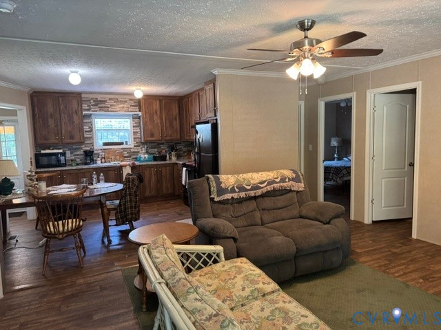 1927 Five Forks Road Pamplin, VA 23958 - Photo 30 of 42 Open concept living area featuring wood-finish flo