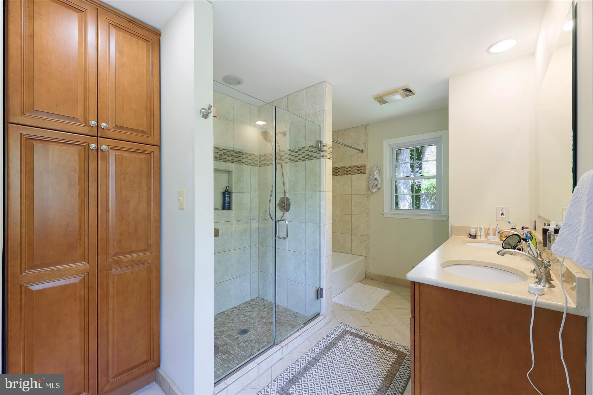 6324 Lenox Road Bethesda, MD 20817 - Photo 23 of 40 Primary Bathroom with extra large shower