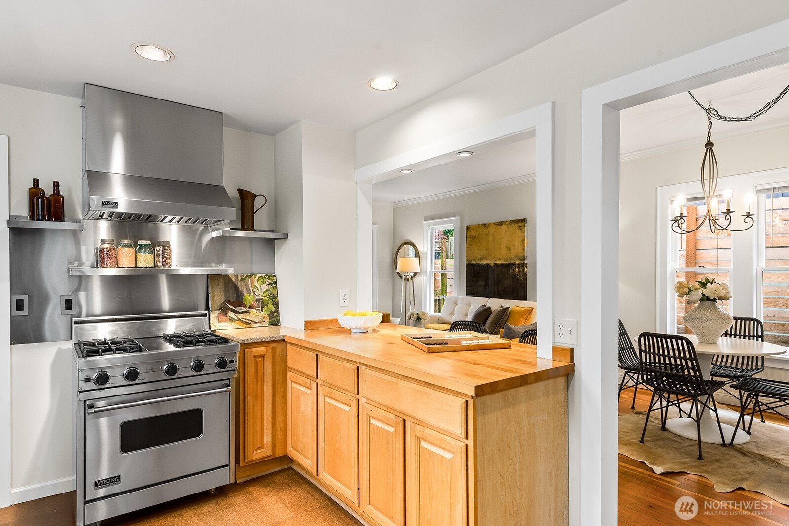 2620 East Roy Street Seattle, WA 98112 - Photo 9 of 27 a kitchen with a stove and a refrigerator