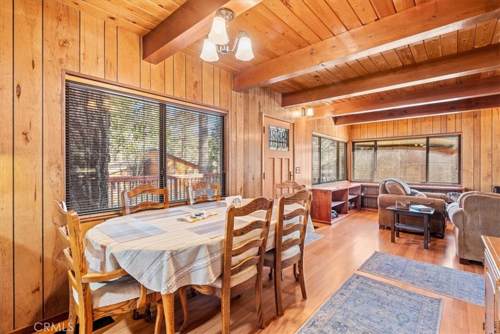 1631 Linnet Road Wrightwood, CA 92397 - Photo 16 of 42 a living room with furniture and a large window