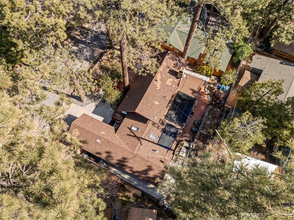 1631 Linnet Road Wrightwood, CA 92397 - Photo 40 of 42 an aerial view of residential house with outdoor space