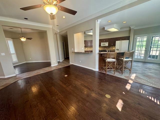 407 Quick Silver Horseshoe Bay, TX 78657 - Photo 6 of 31 a view of a livingroom with furniture nad wooden floor