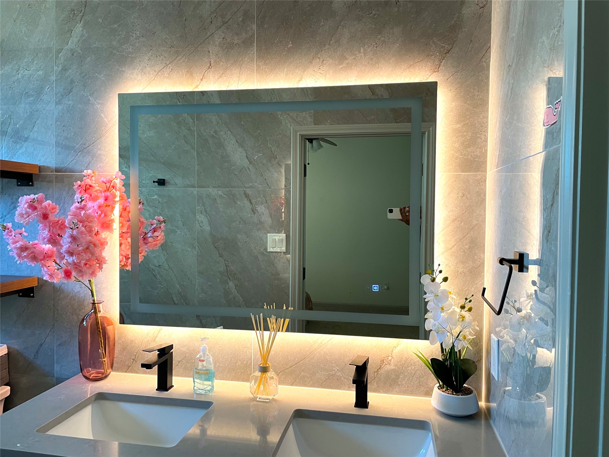 11606 Murchison Street Manor, TX 78653 - Photo 14 of 35 Lighted/fog free mirror