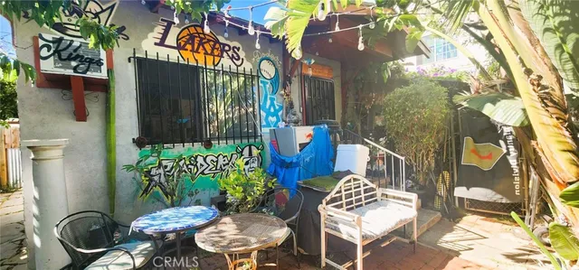 a outdoor view with sitting space