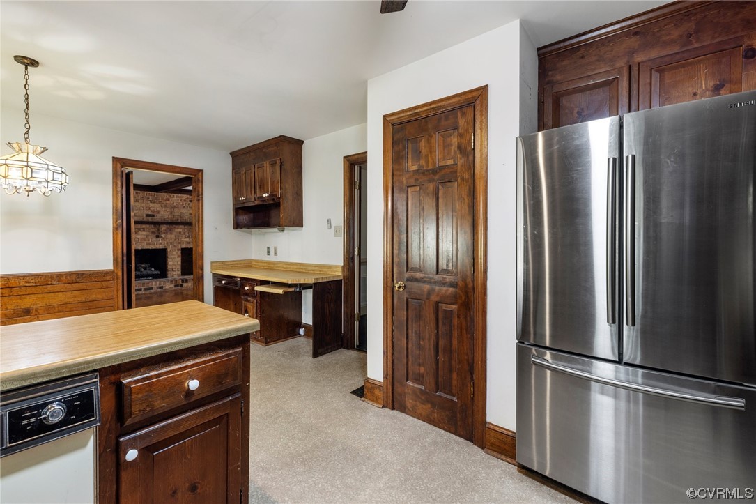 1806 Plain View Road Henrico, VA 23238 - Photo 13 of 33 a kitchen with stainless steel appliances a refrigerator and a stove
