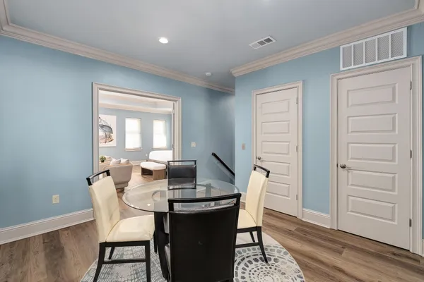 a view of storage and utility room with washer and dryer