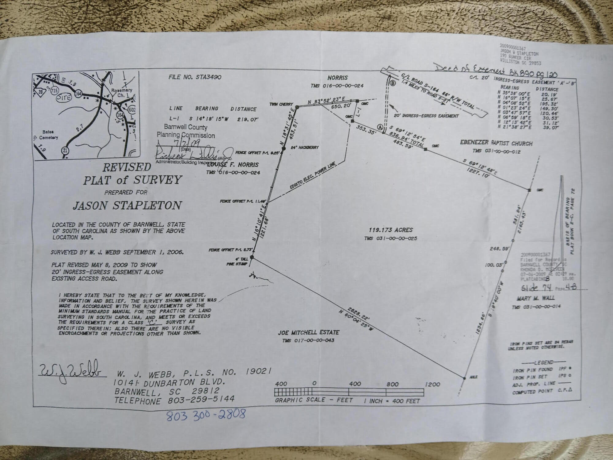5095 Fellowship Road Williston, SC 29853 - Photo 25 of 35 Plat
