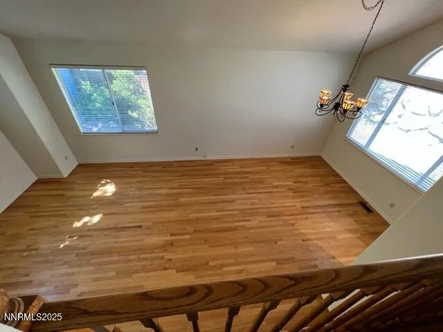 a view of empty room