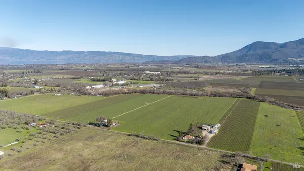 a view of a water with an outdoor space
