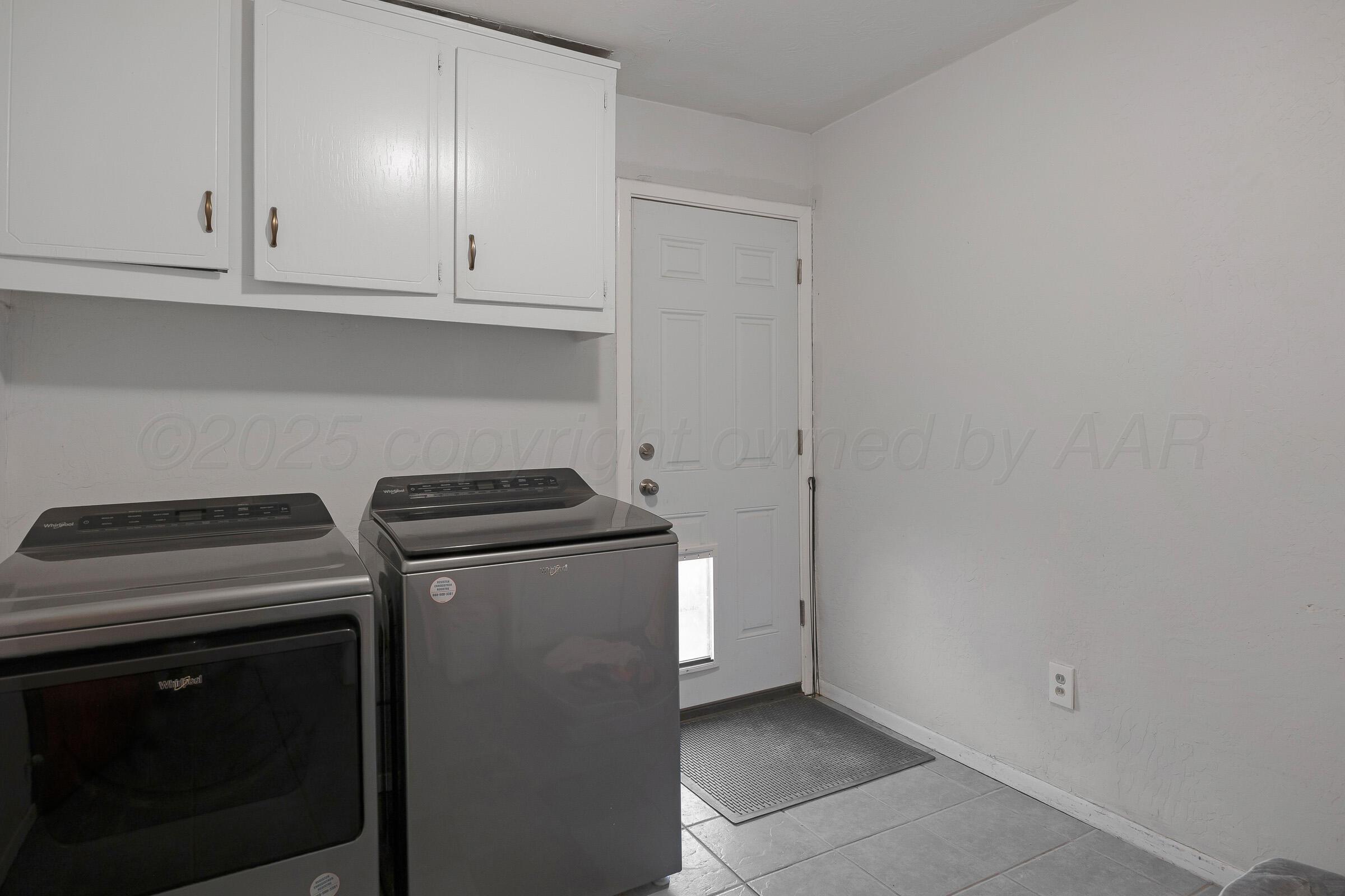 4020 Tulane Drive Amarillo, TX 79109 - Photo 19 of 23 a utility room with dryer and washer