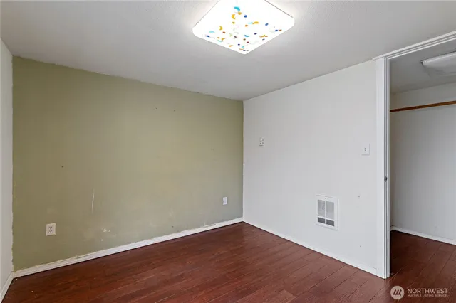 wooden floor in an empty room
