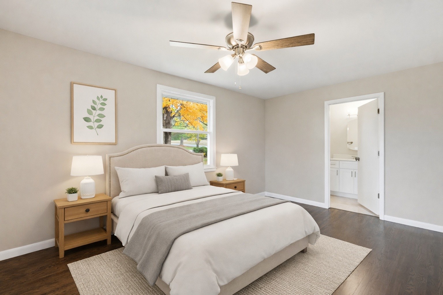 558 Walton Ferry Road Hendersonville, TN 37075 - Photo 13 of 28 a bedroom with a bed and wooden floor