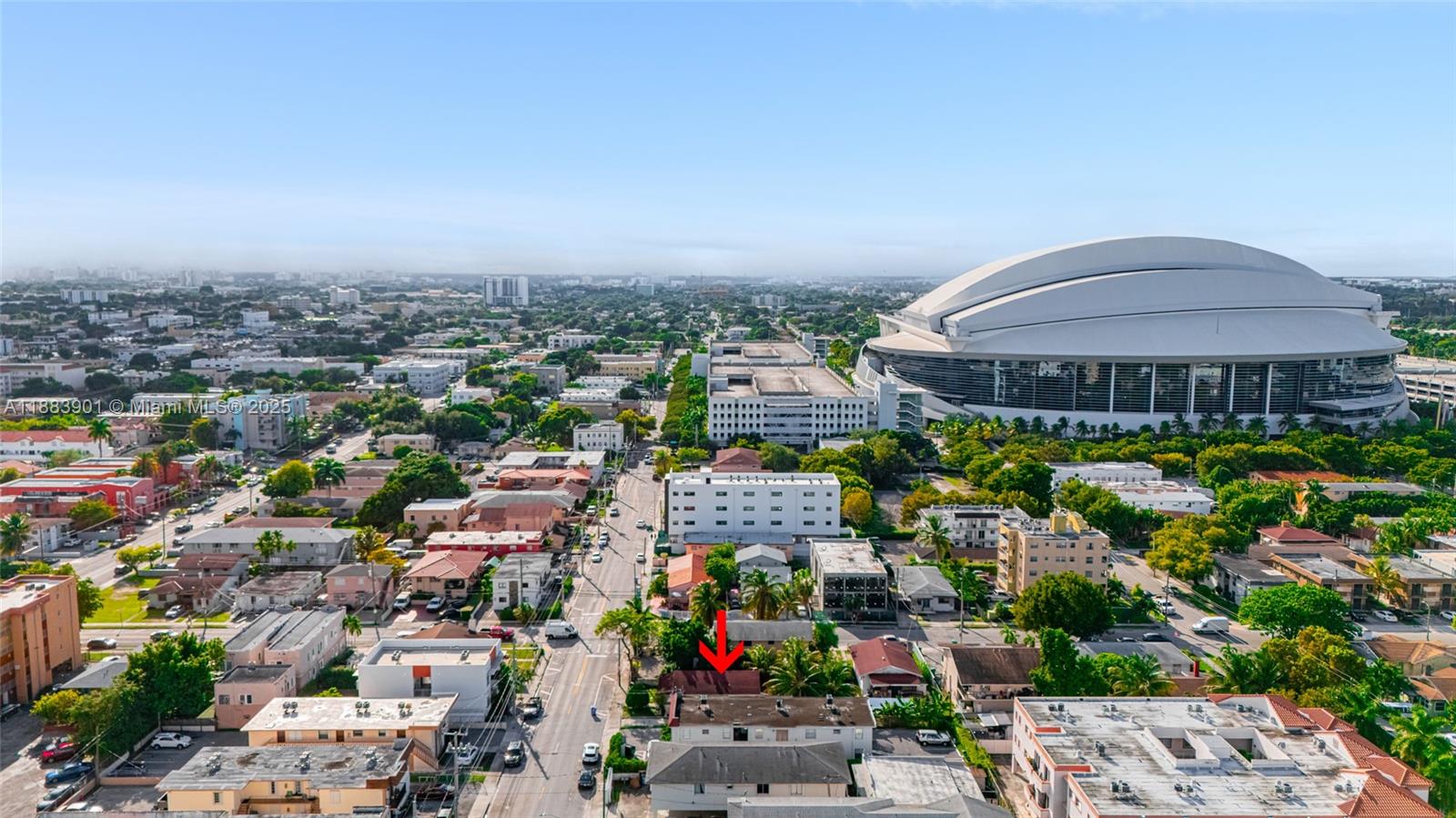 1267 Northwest 3rd Street Miami, FL 33125 - Photo 17 of 20 an aerial view of a city