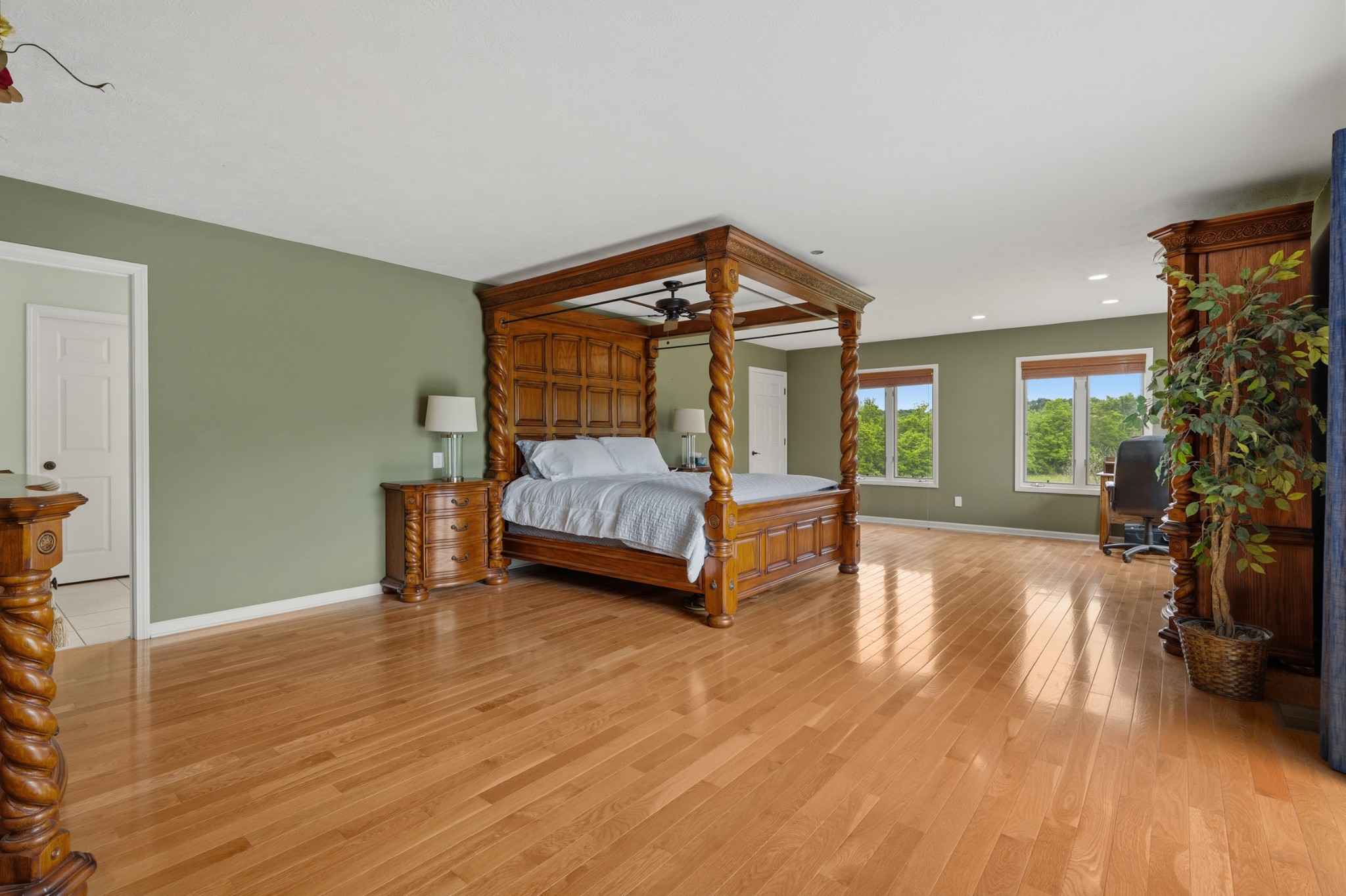 6052 Morganton Road Greenback, TN 37742 - Photo 15 of 54 a bedroom with a bed and a chair