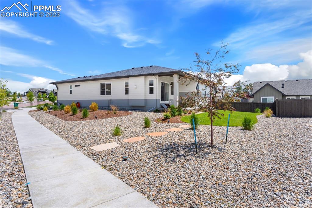 11969 Alydar Loop Colorado Springs, CO 80921 - Photo 39 of 44 a view of a chairs and table in the patio