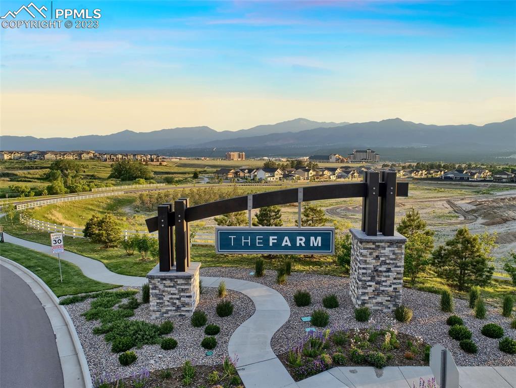 11969 Alydar Loop Colorado Springs, CO 80921 - Photo 43 of 44 a picture of city view with lake view and mountain view