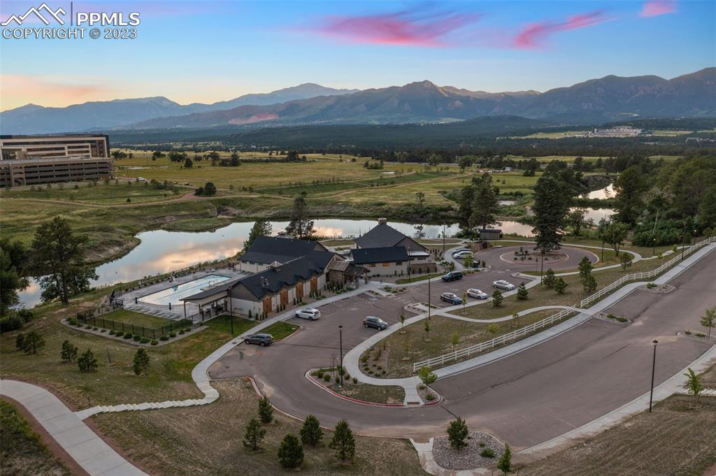 11969 Alydar Loop Colorado Springs, CO 80921 - Photo 44 of 44 a view of a lake with a mountain