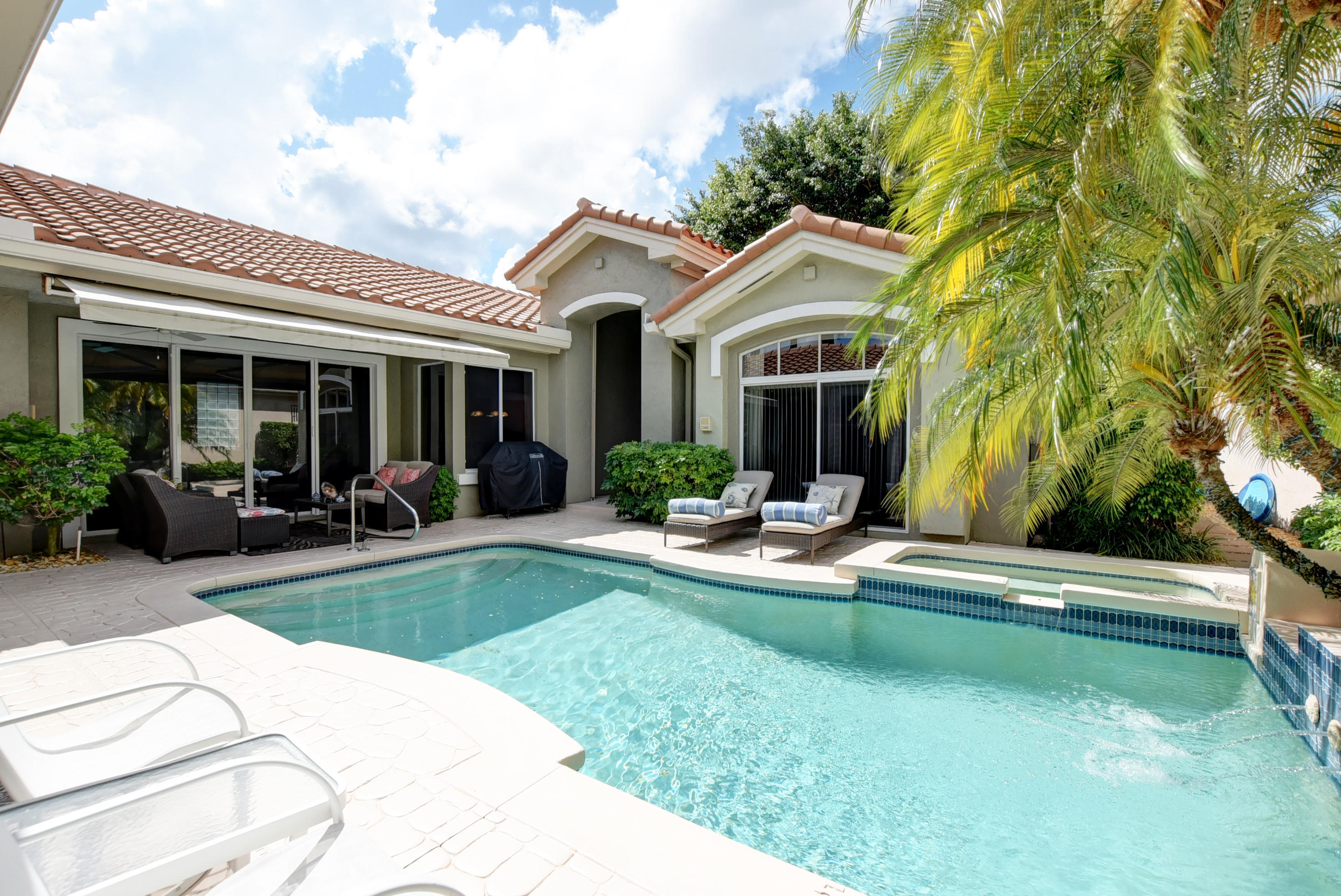 6342 Northwest 23rd Street Boca Raton, FL 33434 - Photo 6 of 50 View from Courtyard to Family Room