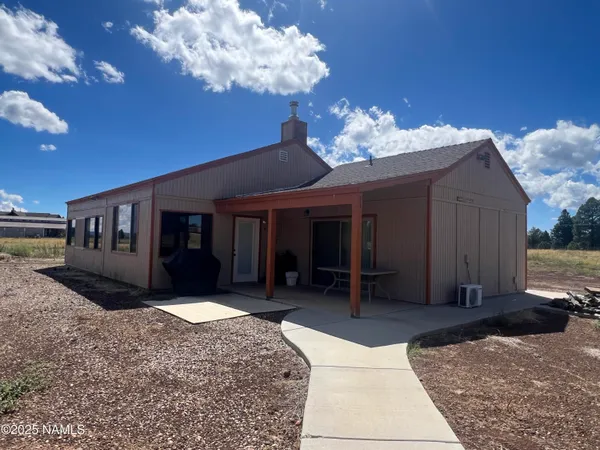 a view of a back yard from a window
