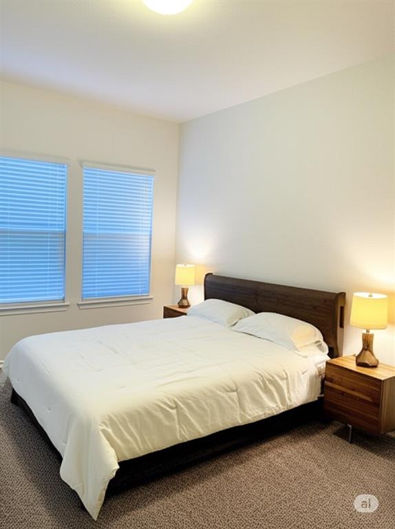 755 Amelia Court Pilot Point, TX 76258 - Photo 23 of 28 a bedroom with a bed lamp and a closet