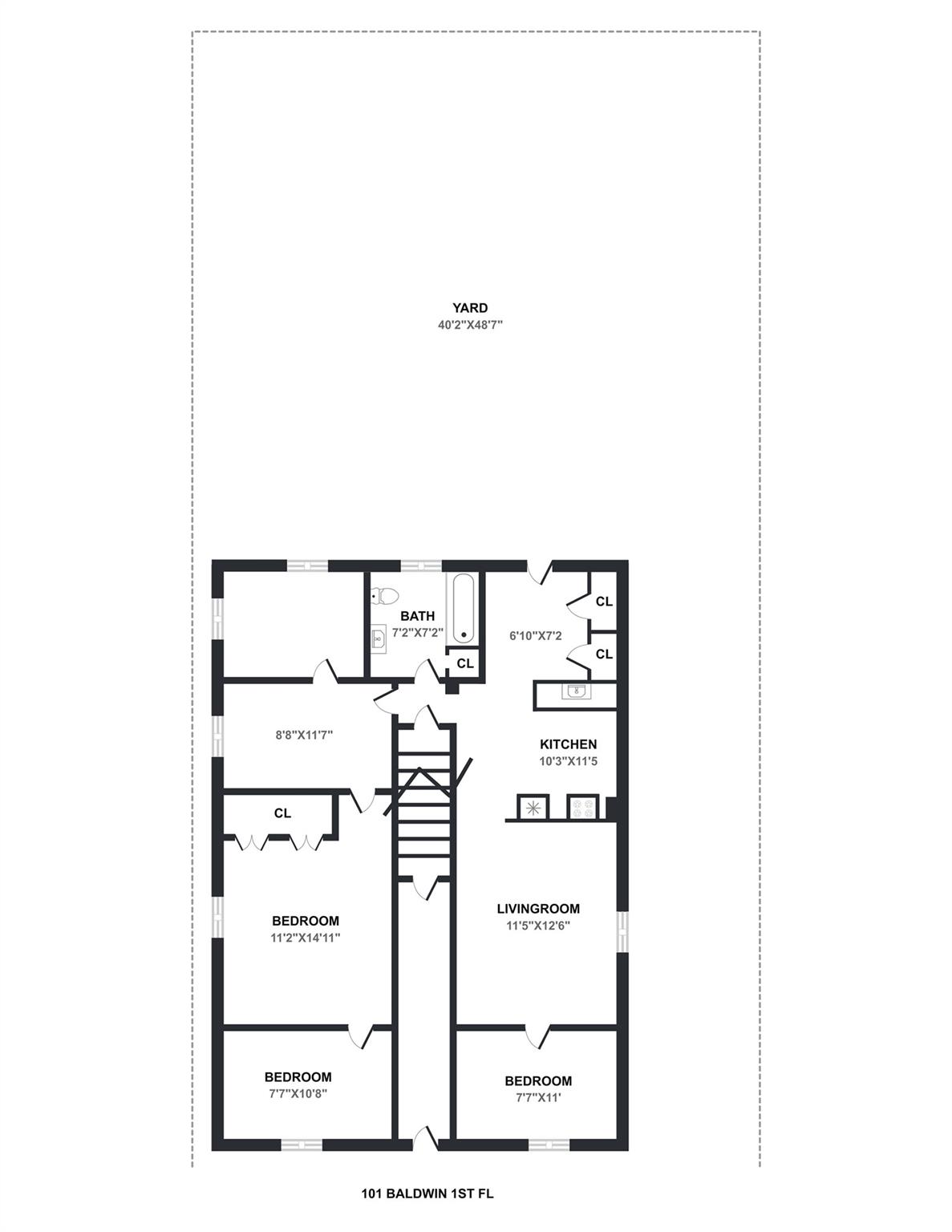 101 Baldwin Road Hempstead, NY 11550 - Photo 18 of 20 Floor plan / room layout
