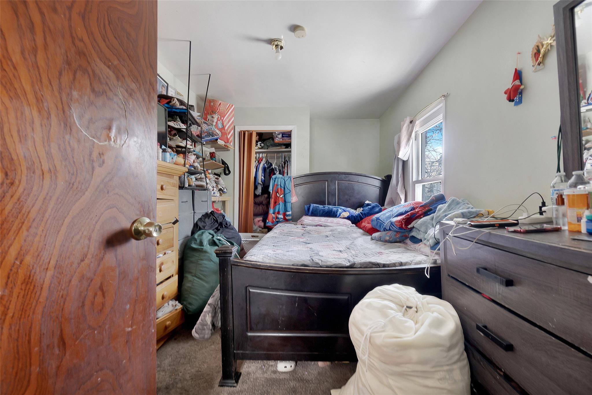101 Baldwin Road Hempstead, NY 11550 - Photo 3 of 20 Carpeted bedroom featuring a walk in closet and a closet