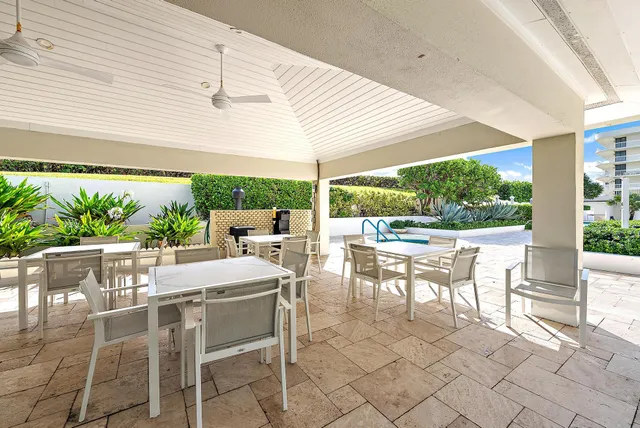 a view of a lake with tall buildings
