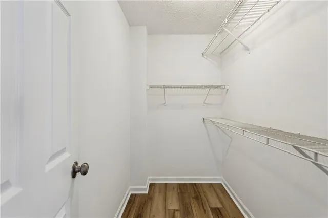 a view of walk in closet