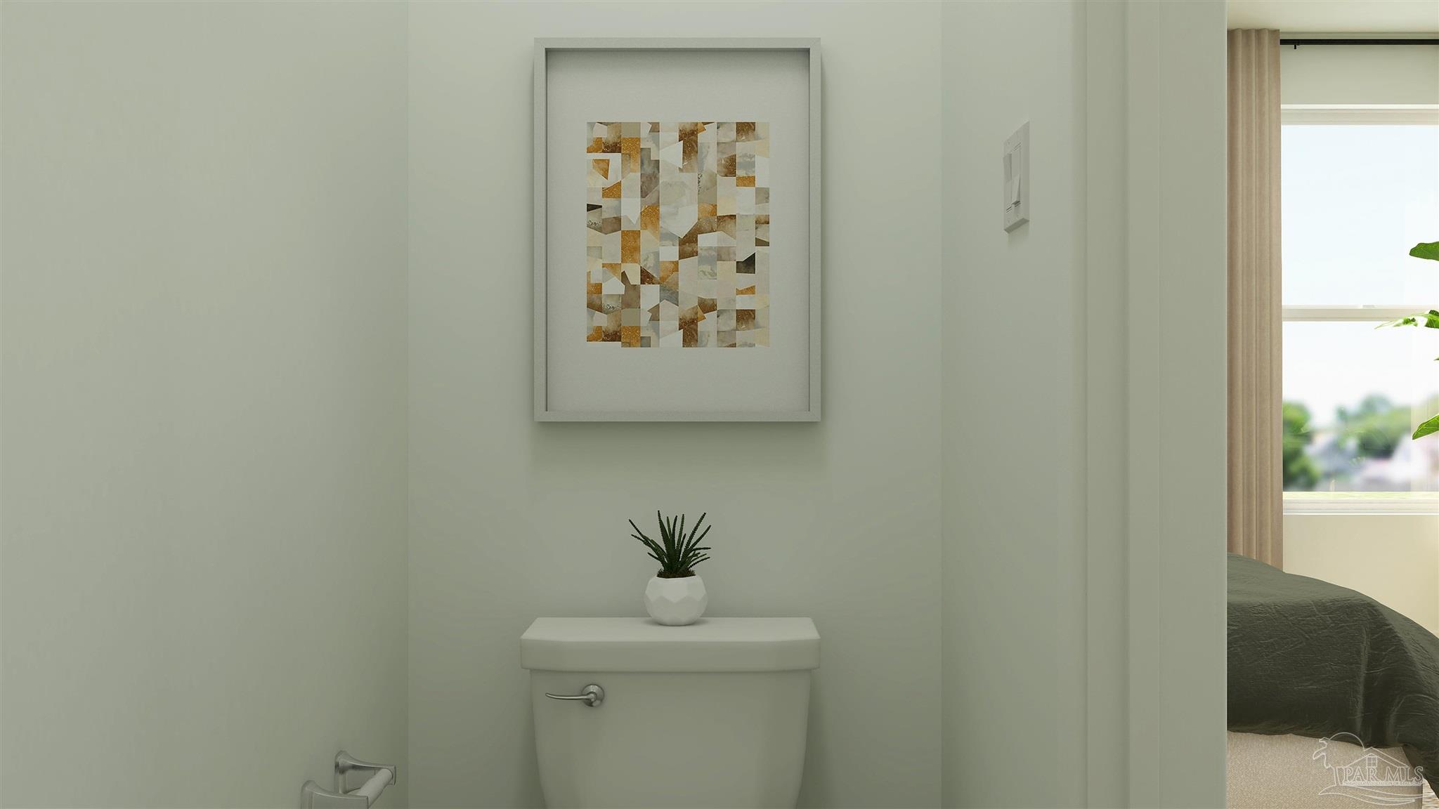 4848 Bald Eagle Road Pace, FL 32571 - Photo 11 of 22 a bathroom with a sink and a mirror