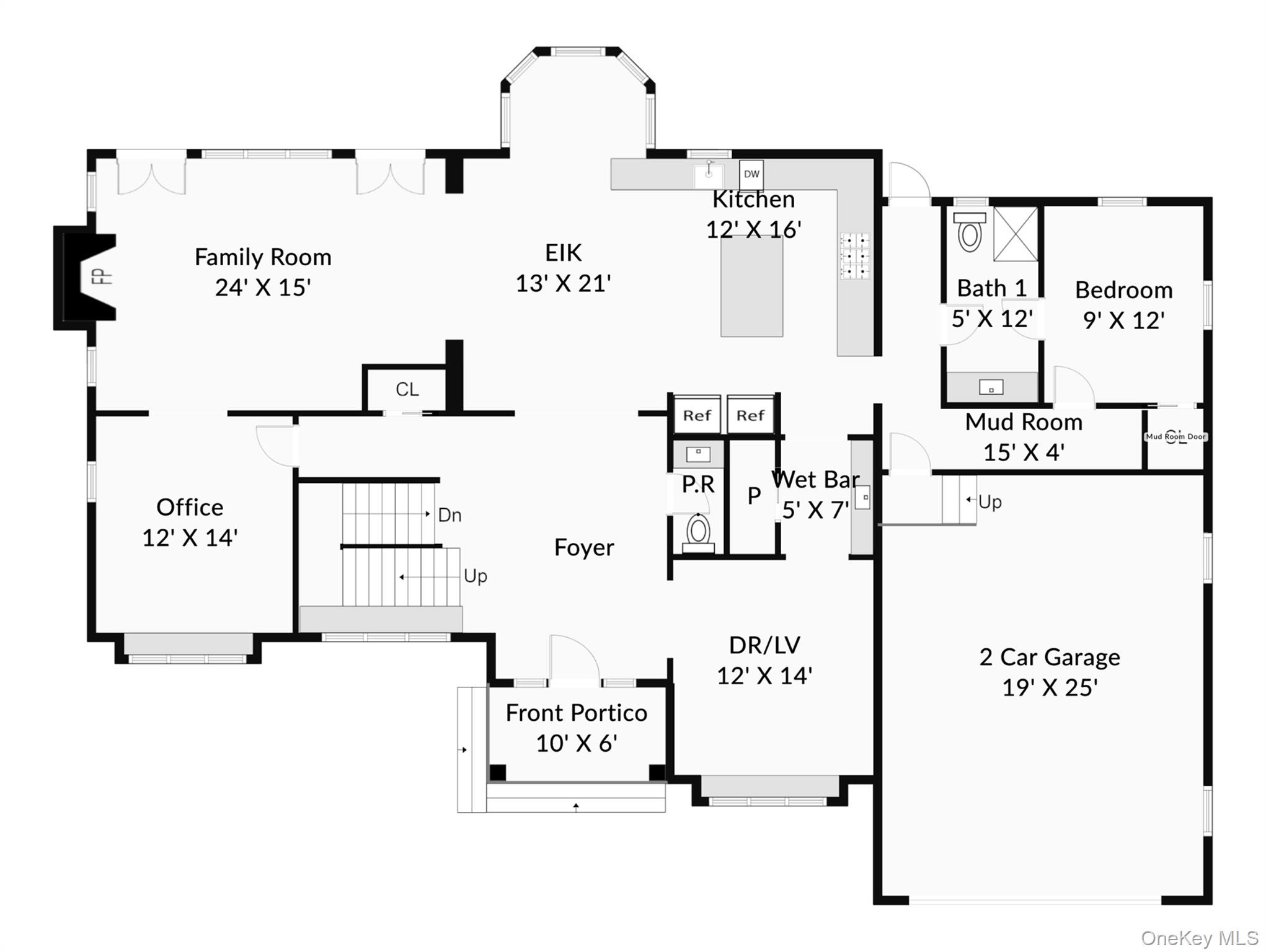 4 Kennedy Lane Cold Spring Harbor, NY 11724 - Photo 6 of 7 1st Floor Plan