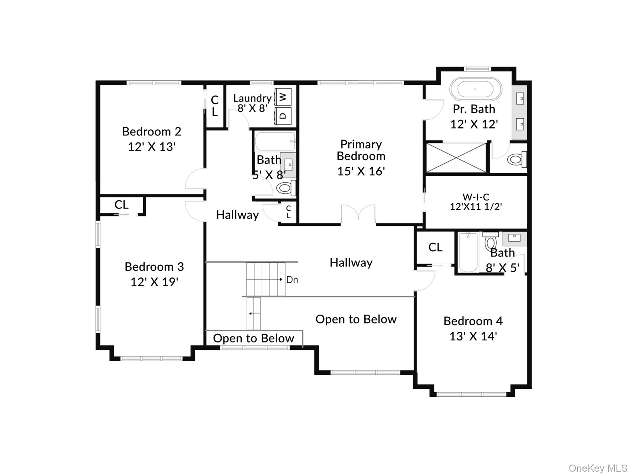 4 Kennedy Lane Cold Spring Harbor, NY 11724 - Photo 7 of 7 2nd FloorFloor Plan