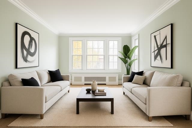 801 John F. Kennedy Boulevard, Unit 2 Bayonne, NJ 07002 - Photo 1 of 8 a living room with furniture and a large window