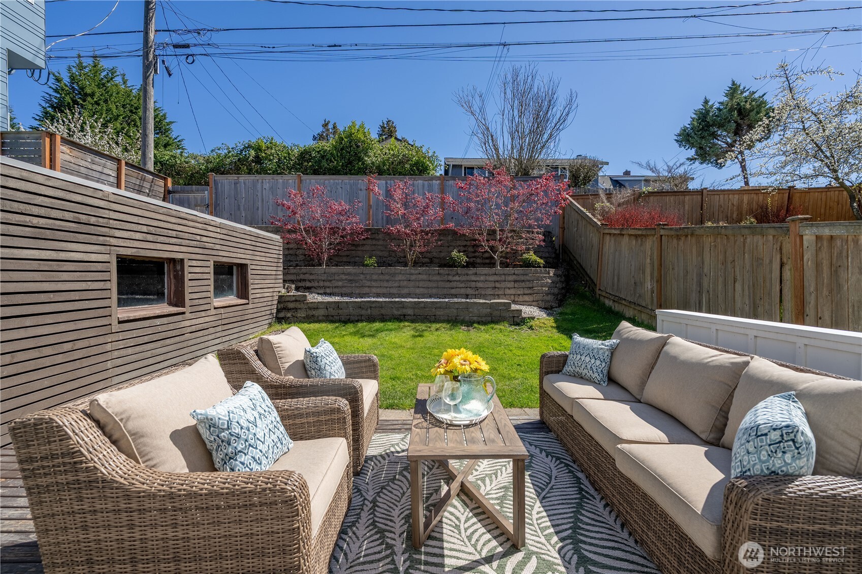 4418 40th Avenue Southwest Seattle, WA 98116 - Photo 19 of 40 a view of a couches in the patio
