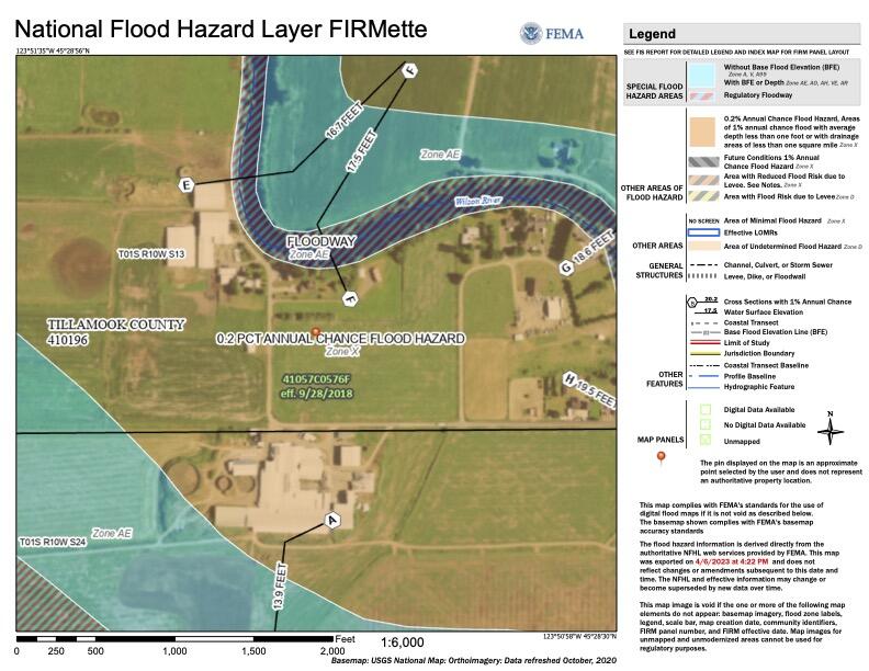 1902 Makinster Road Tillamook, OR 97141 - Photo 7 of 7 FEMA flood map